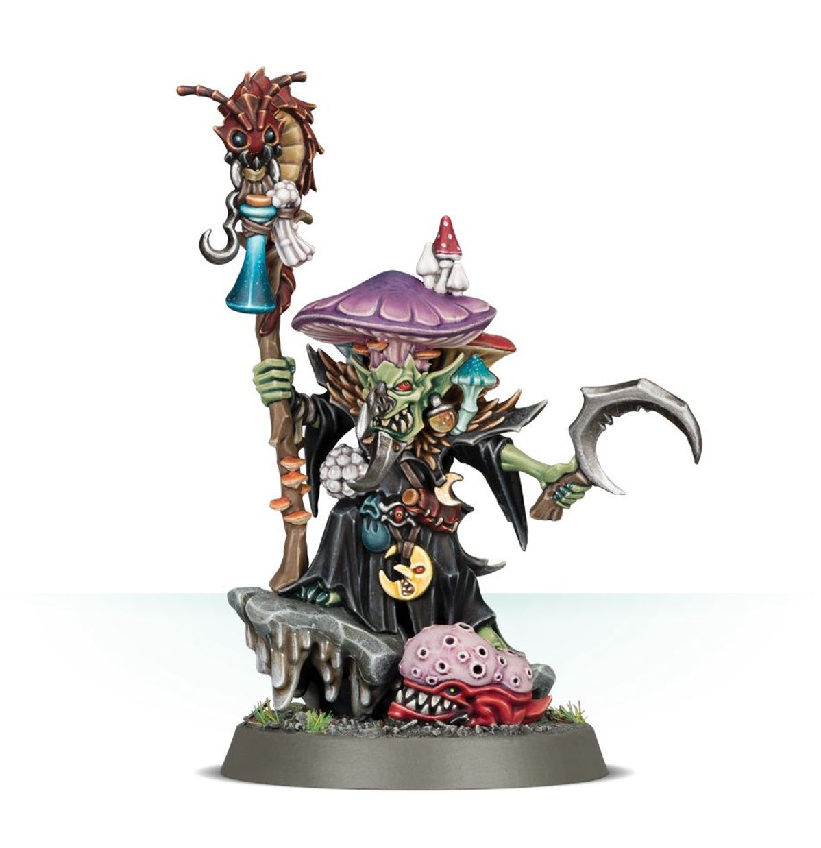 Age of Sigmar - FUNGOID CAVE-SHAMAN SNAZZGAR STINKMULLETT