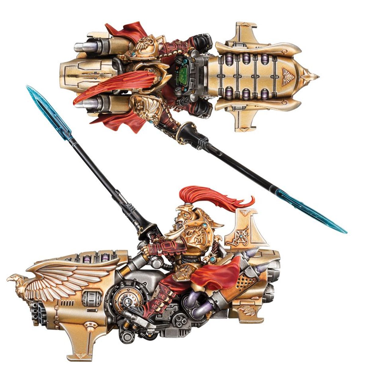 Warhammer 40K - SHIELD-CAPTAIN ON DAWNEAGLE JETBIKE