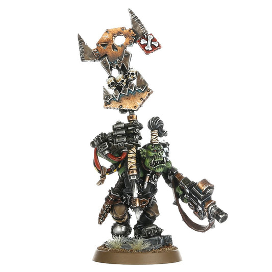 Warhammer 40K - ORK NOB WITH WAAAGH! BANNER