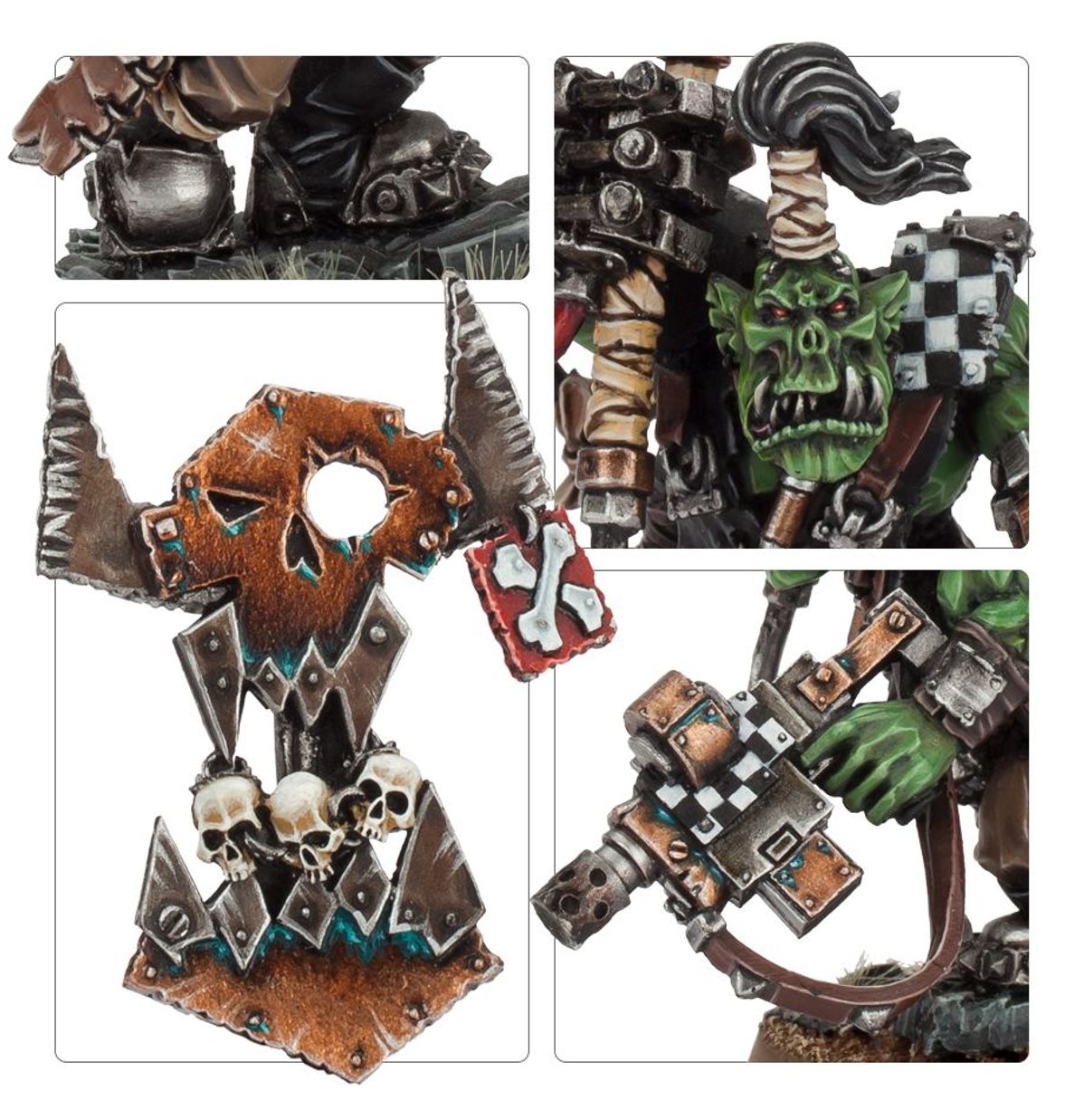 Warhammer 40K - ORK NOB WITH WAAAGH! BANNER