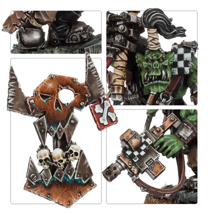 Warhammer 40K - ORK NOB WITH WAAAGH! BANNER