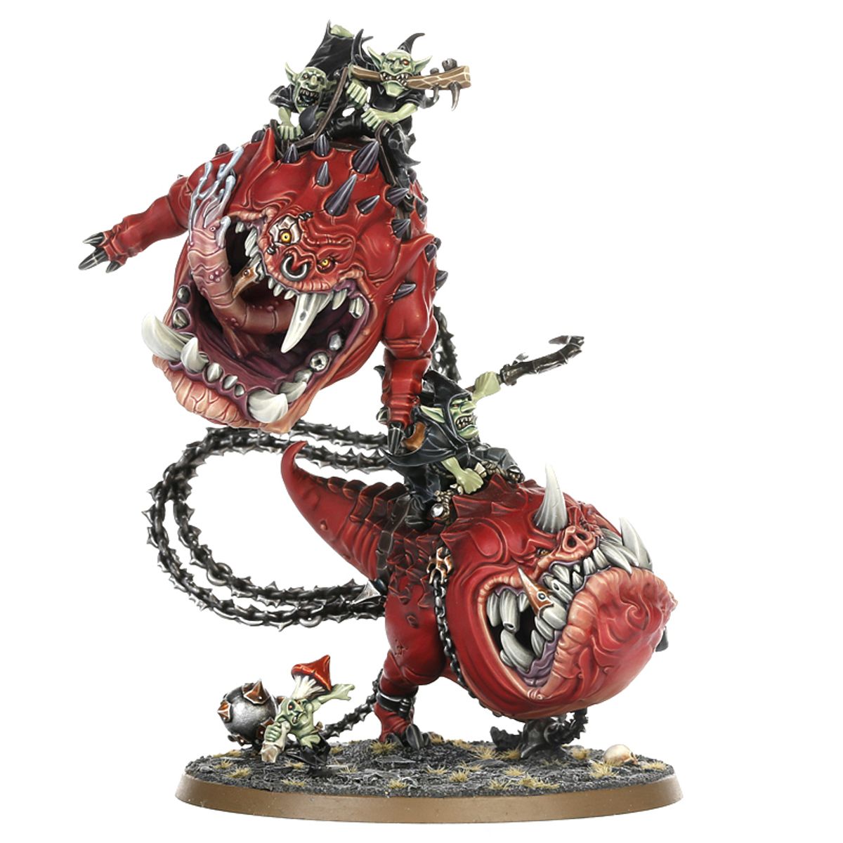 Age of Sigmar - LOONBOSS ON MANGLER SQUIGS