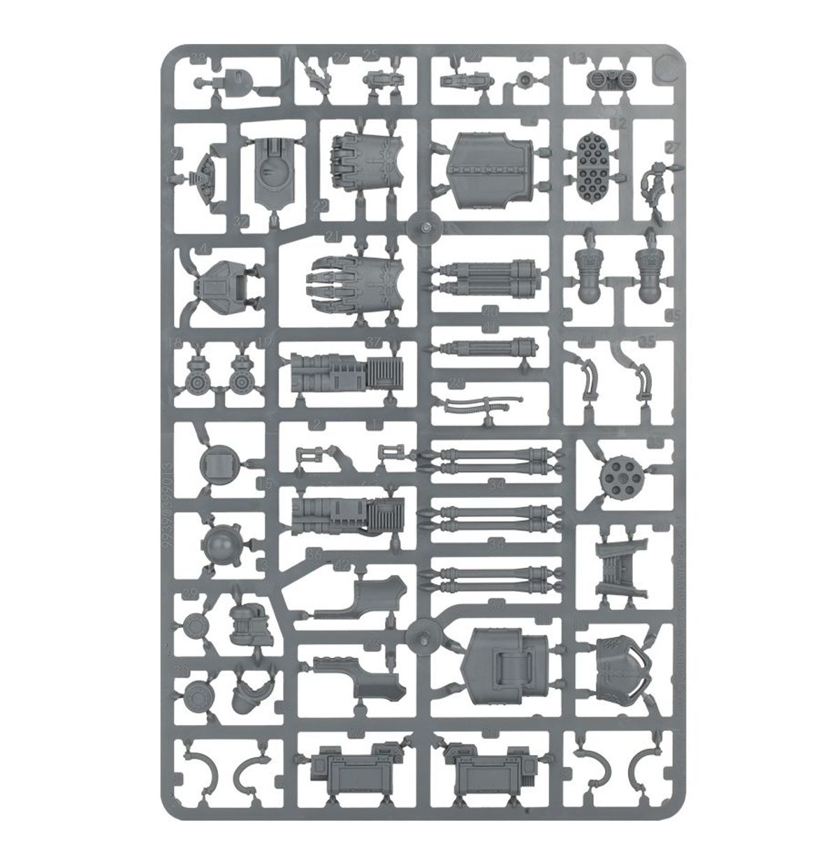 The Horus Heresy - REAVER TITAN WEAPONS: GATLING BLASTER, POWER FIST, LASER BLASTER AND APOCALYPSE MISSILE LAUNCHER