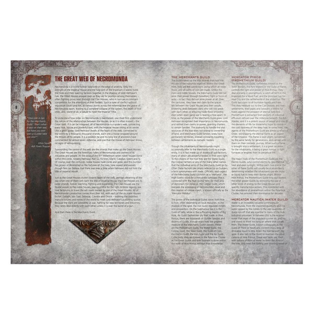 Warhammer 40K - NECROMUNDA: THE BOOK OF PERIL (HARDBACK)
