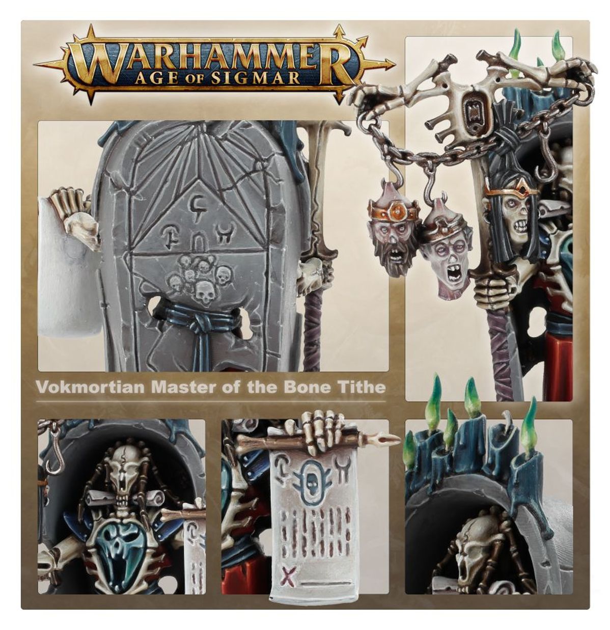 Age of Sigmar - VOKMORTIAN, MASTER OF THE BONE-TITHE