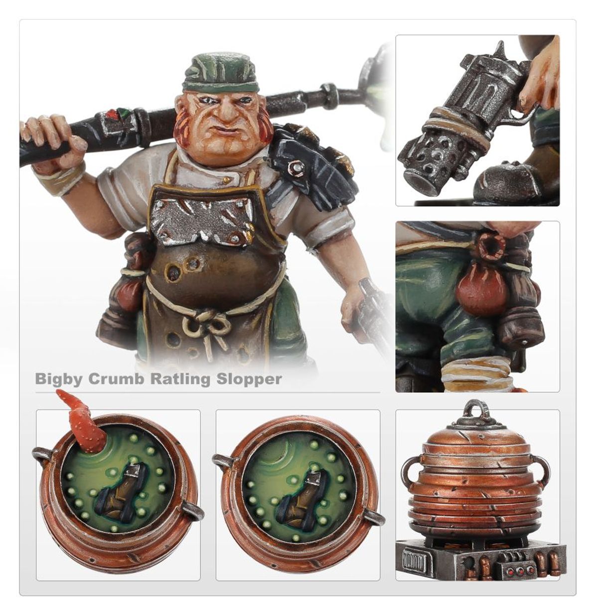 Warhammer 40K - BIGBY CRUMB, RATLING SLOPPER