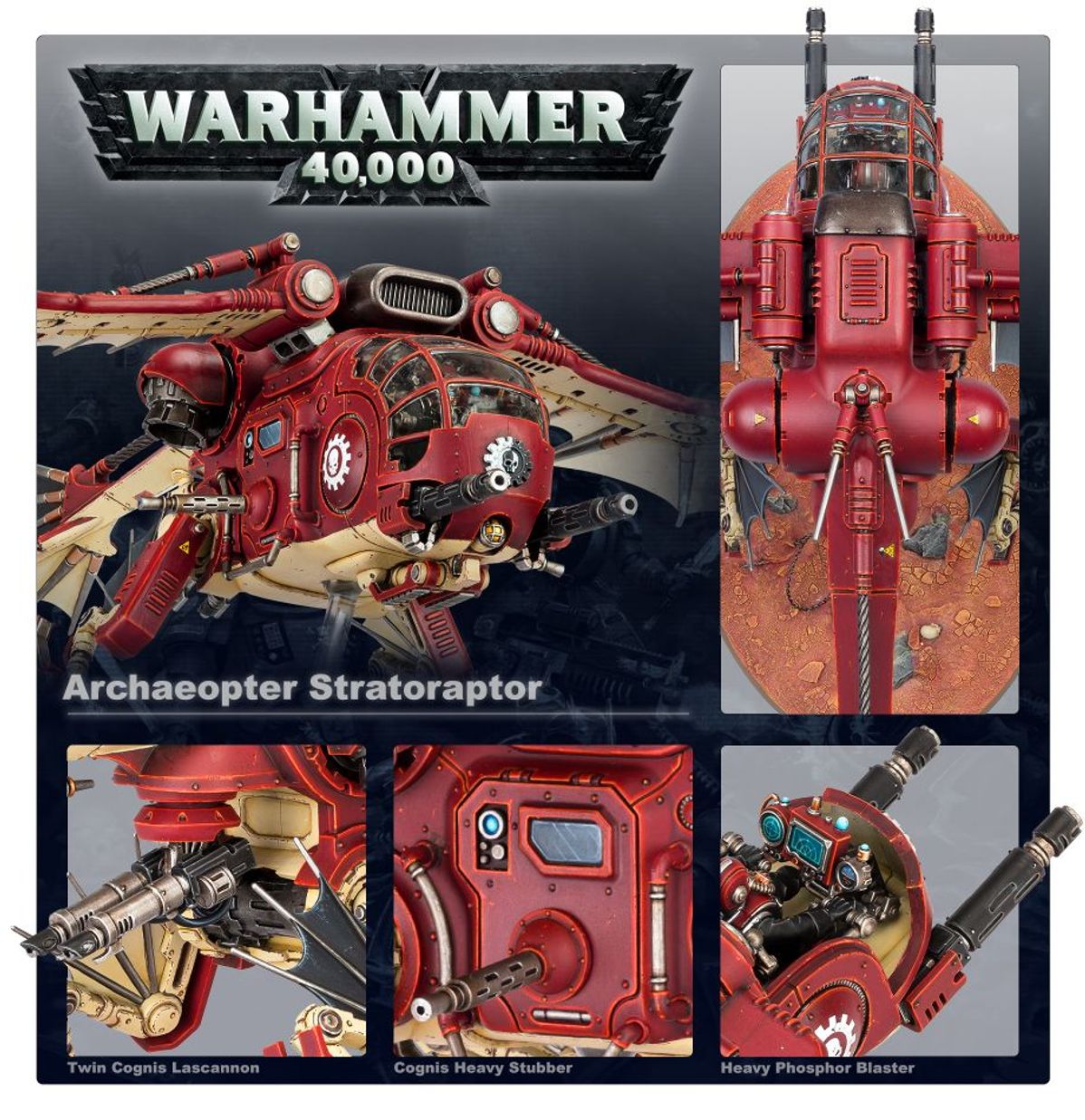 Warhammer 40K - ARCHAEOPTER STRATORAPTOR