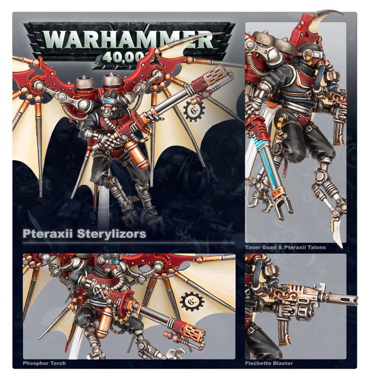 Warhammer 40K - PTERAXII STERYLIZORS