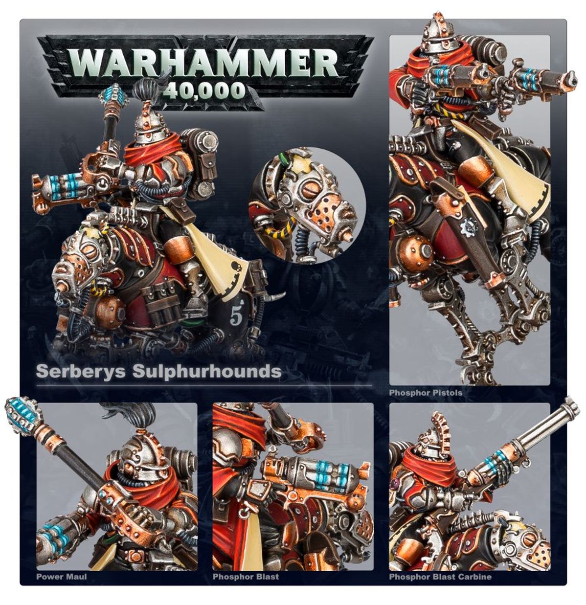 Warhammer 40K - SERBERYS SULPHURHOUNDS