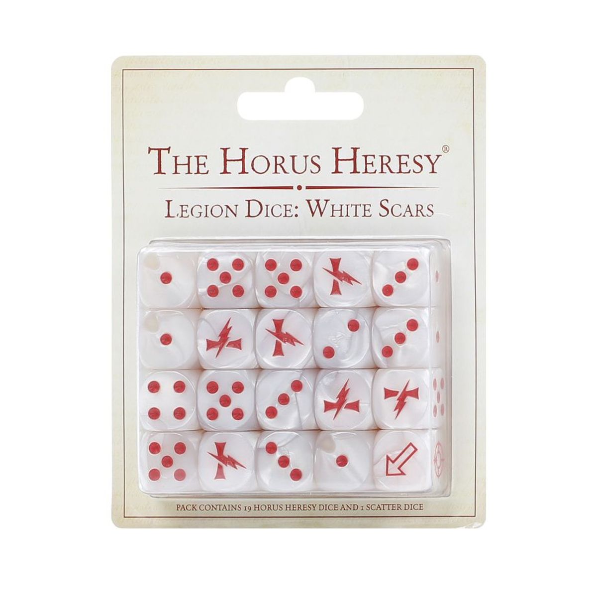 The Horus Heresy - LEGION DICE - WHITE SCARS