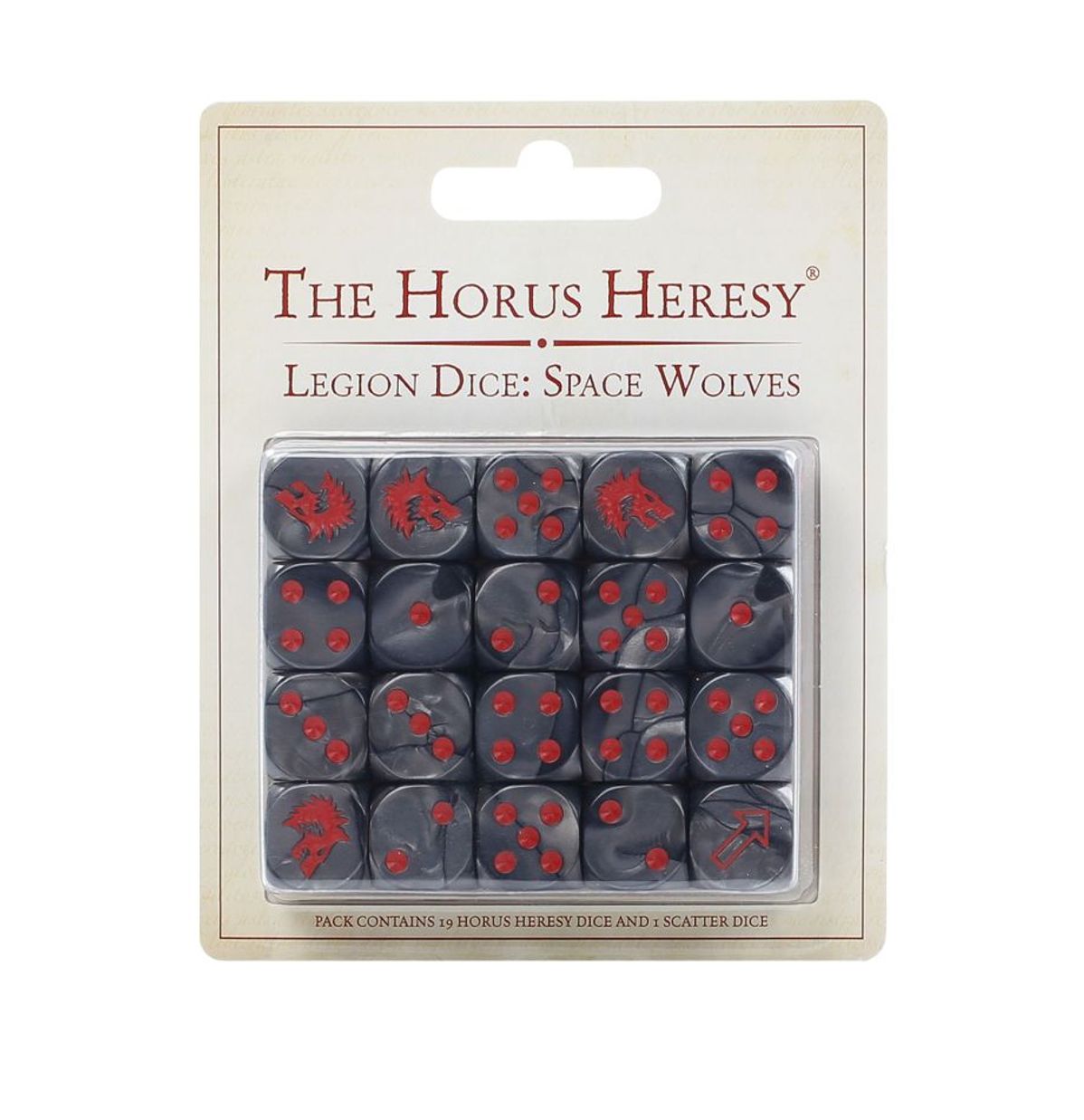 The Horus Heresy - LEGION DICE - SPACE WOLVES