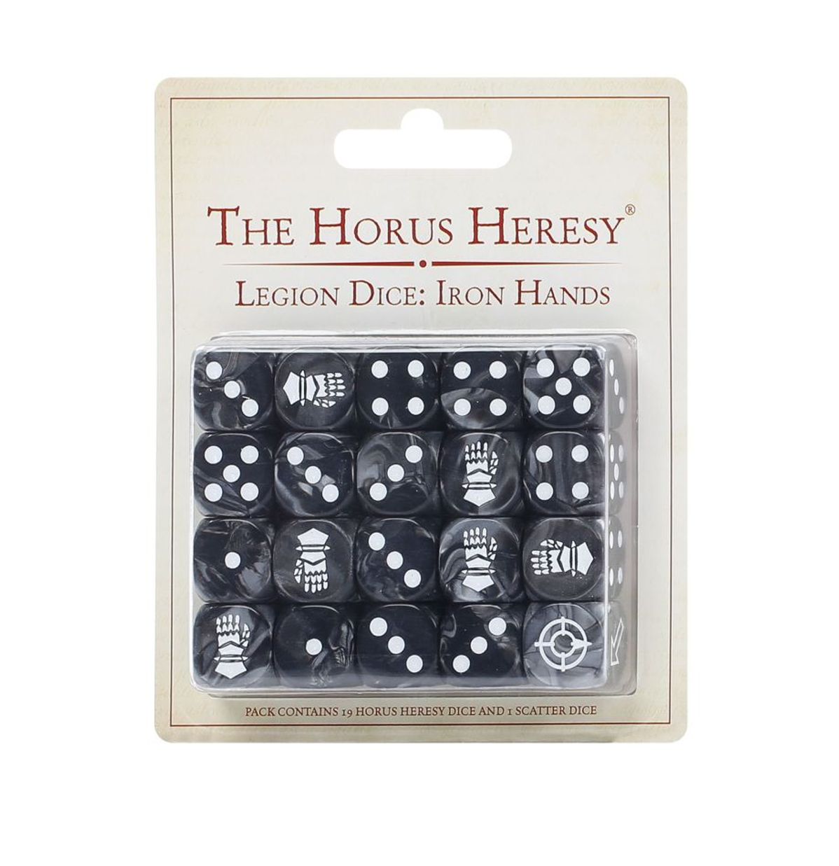 The Horus Heresy - LEGION DICE - IRON HANDS