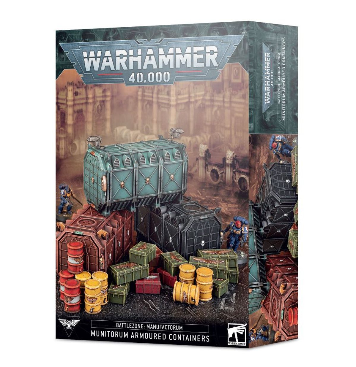 Warhammer 40K - BATTLEZONE: MANUFACTORUM - MUNITORUM ARMOURED CONTAINERS