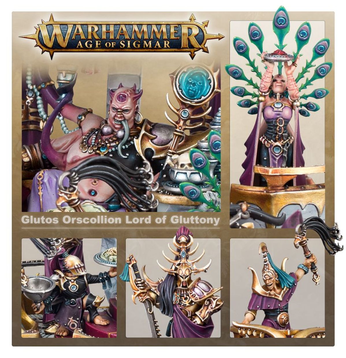 Age of Sigmar - GLUTOS ORSCOLLION, LORD OF GLUTTONY