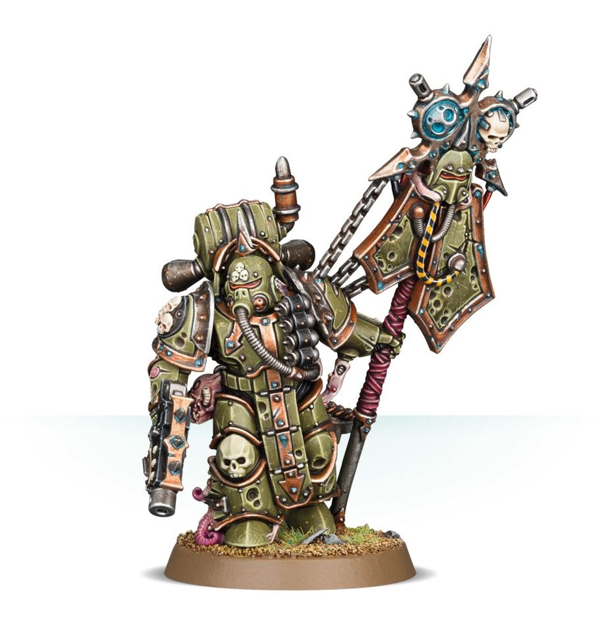 Warhammer 40K - PLAGUE MARINE ICON BEARER