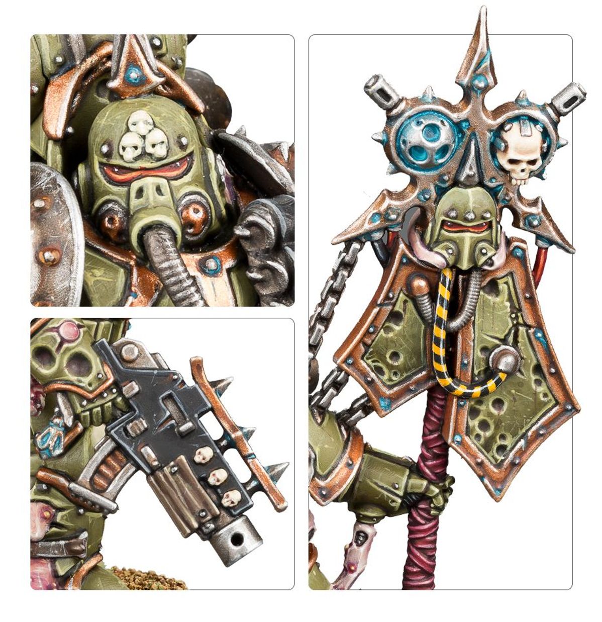 Warhammer 40K - PLAGUE MARINE ICON BEARER