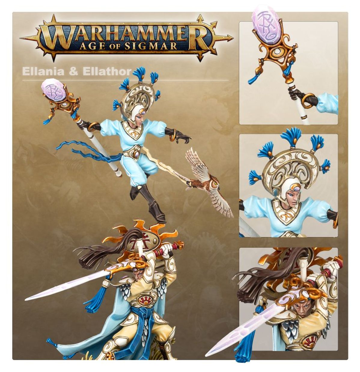 Age of Sigmar - ELLANIA AND ELLATHOR, ECLIPSIAN WARSAGES