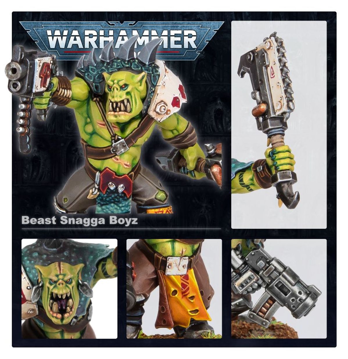 Warhammer 40K - ORK BEAST SNAGGA BOYZ