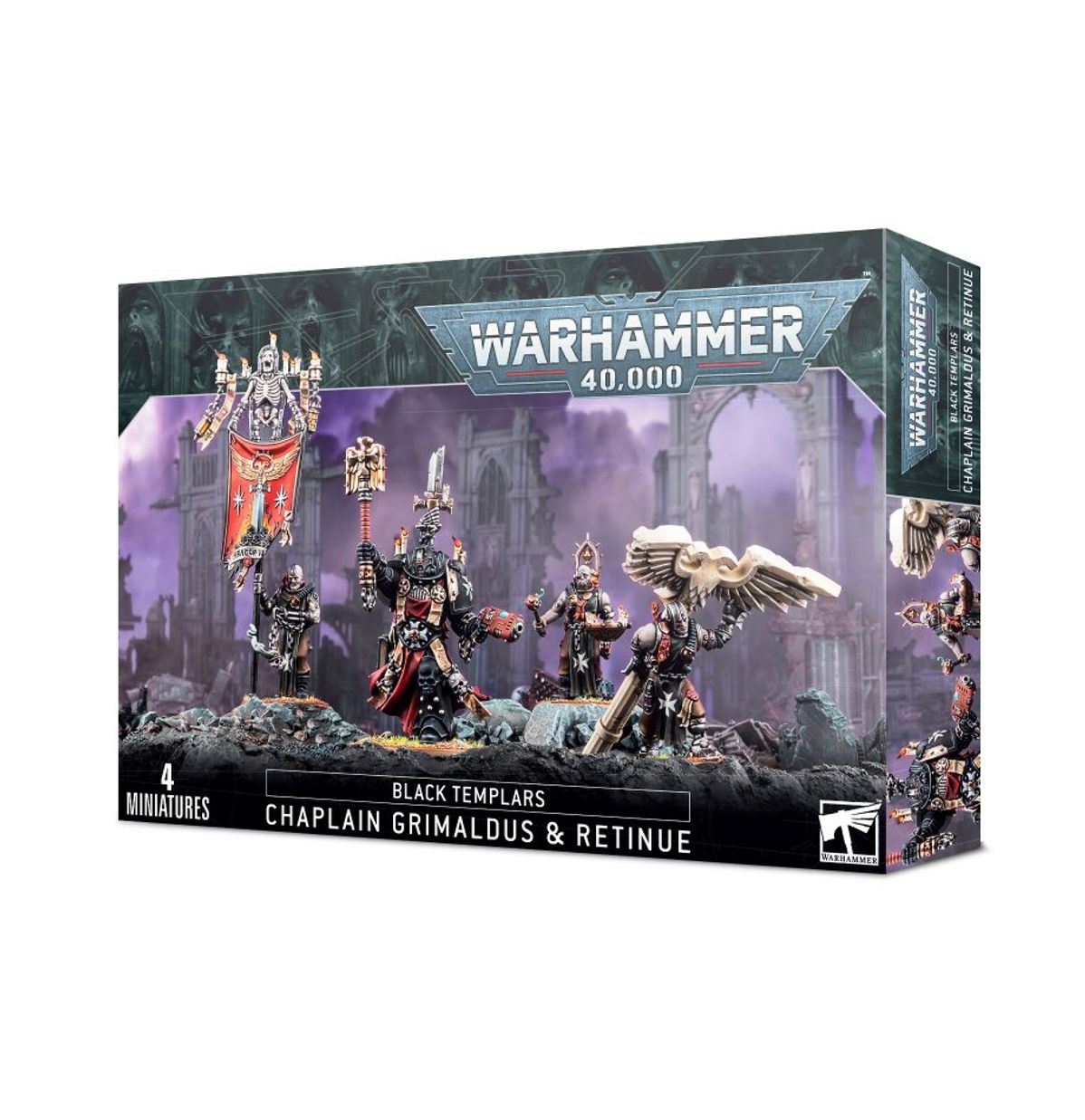 Warhammer 40K - CHAPLAIN GRIMALDUS & RETINUE