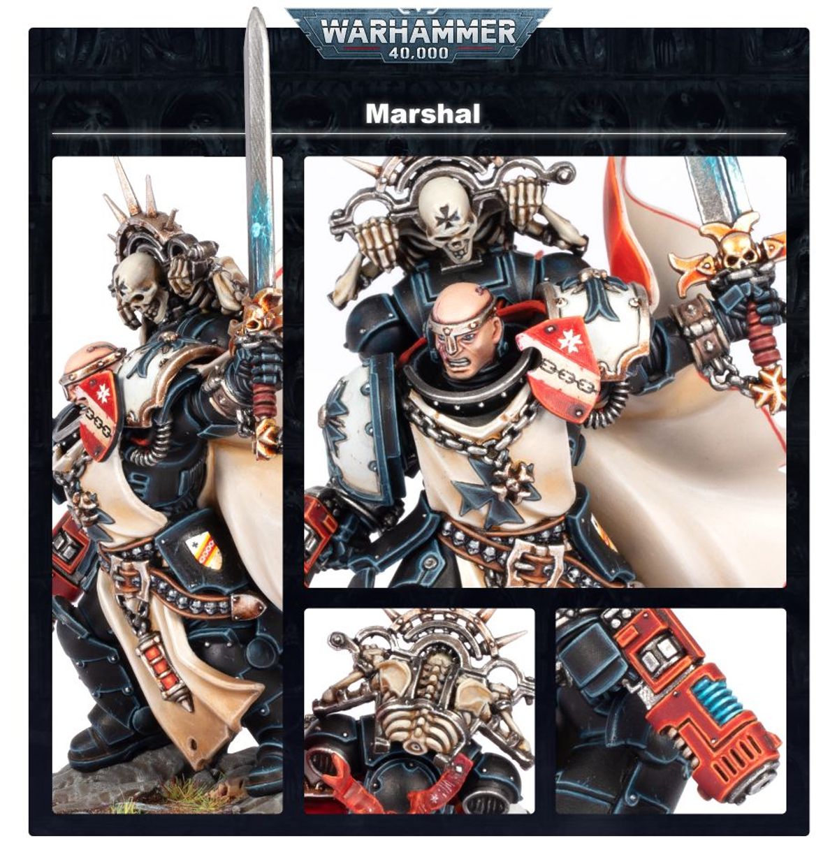Warhammer 40K - BLACK TEMPLARS MARSHAL