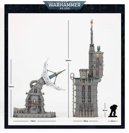 Warhammer 40K - BATTLEZONE: FRONTERIS - VOX-ANTENNA AND AUSPEX SHRINE