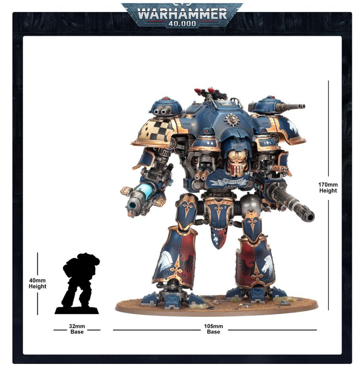 Warhammer 40K - KNIGHT CASTELLAN