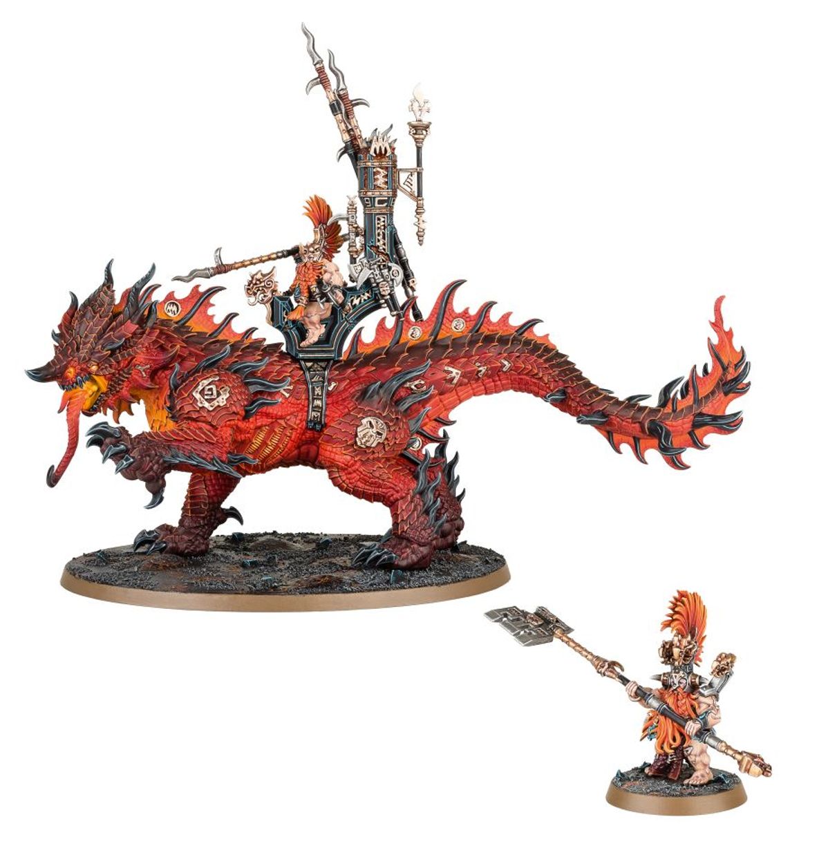 Age of Sigmar - AURIC RUNESON ON MAGMADROTH
