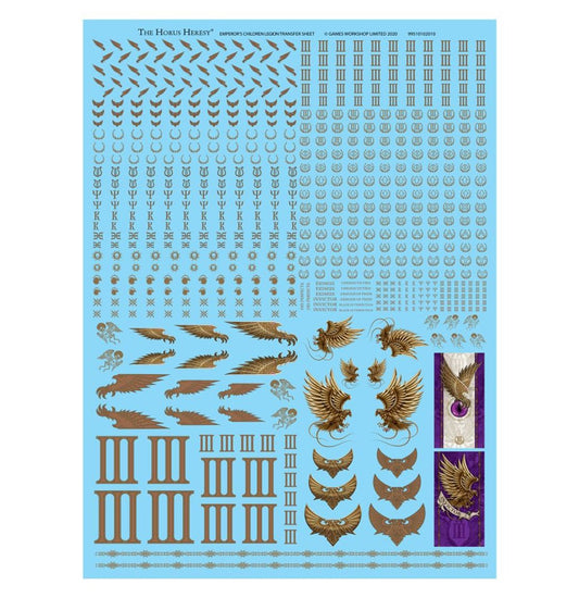 The Horus Heresy - EMPEROR'S CHILDREN LEGION TRANSFER SHEET