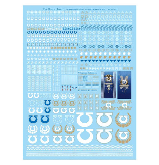 The Horus Heresy - ULTRAMARINES LEGION TRANSFER SHEET