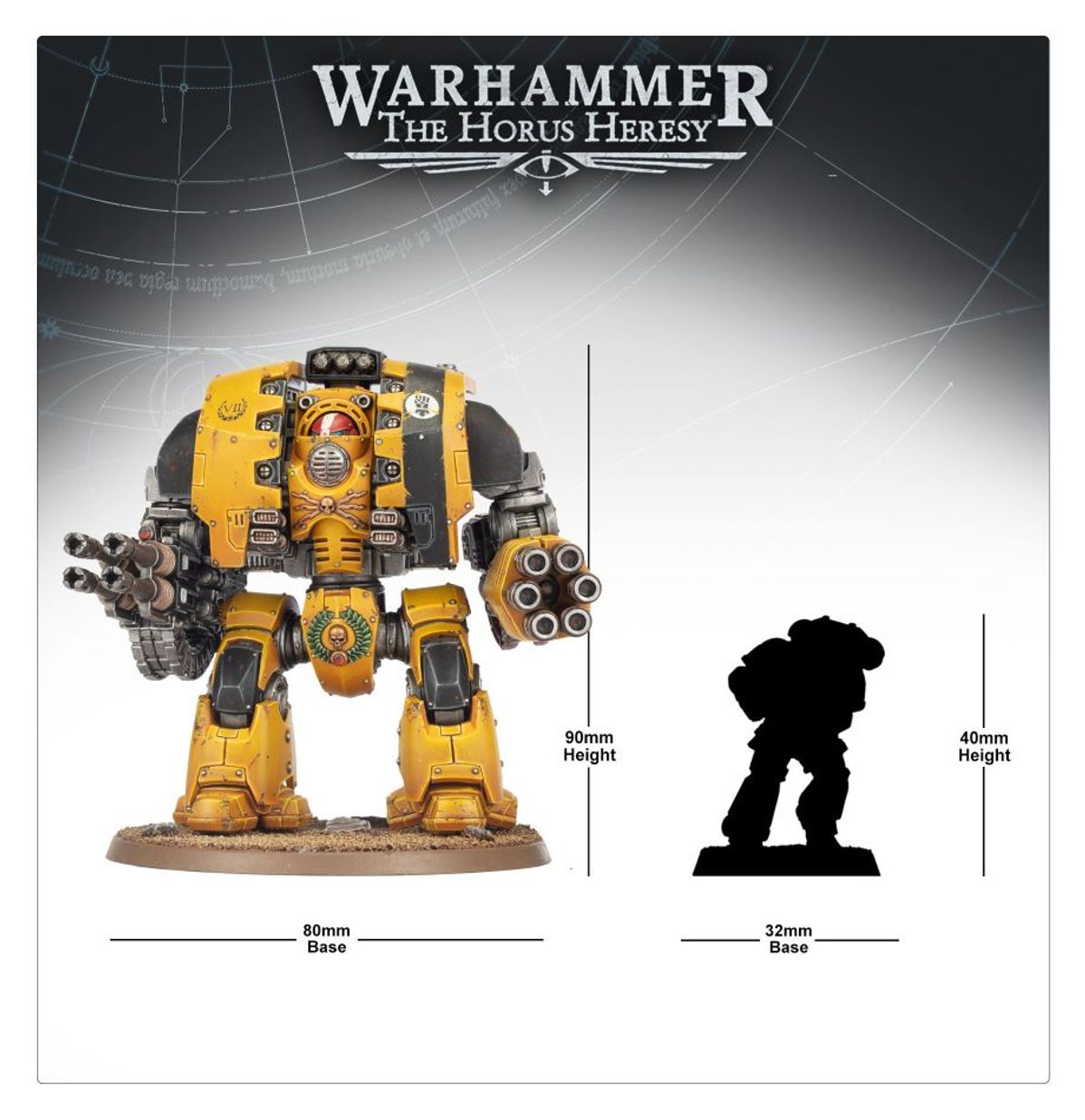 The Horus Heresy - LEVIATHAN SIEGE DREADNOUGHT WITH RANGED WEAPONS