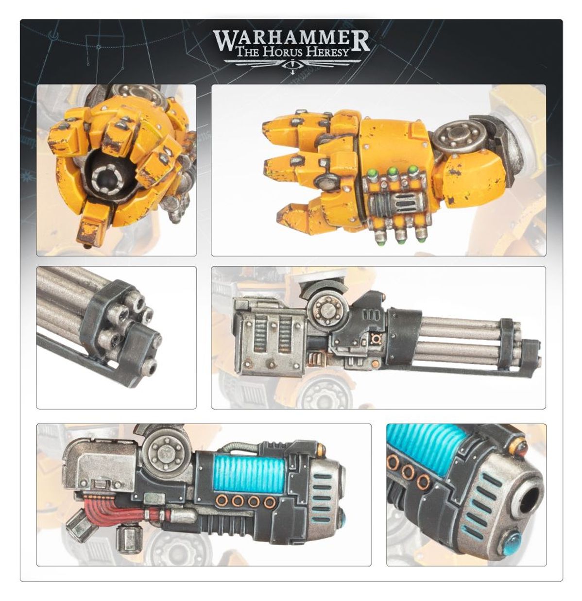 The Horus Heresy - CONTEMPTOR DREADNOUGHT WEAPONS FRAME 2