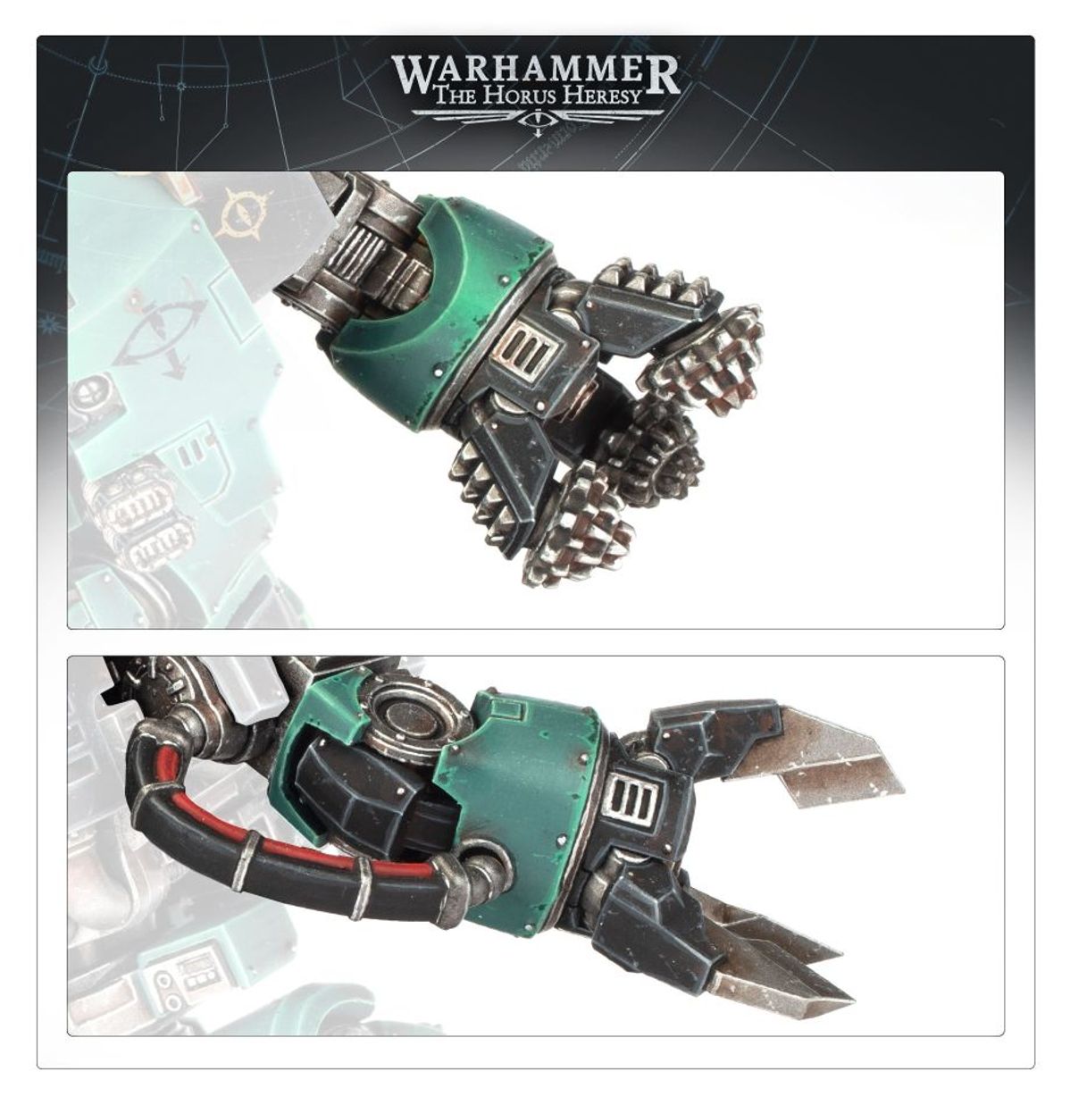 The Horus Heresy - LEVIATHAN SIEGE DREADNOUGHT CLOSE COMBAT WEAPONS FRAME