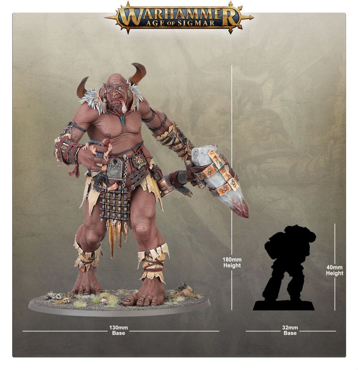 Age of Sigmar - BEAST-SMASHER MEGA-GARGANT