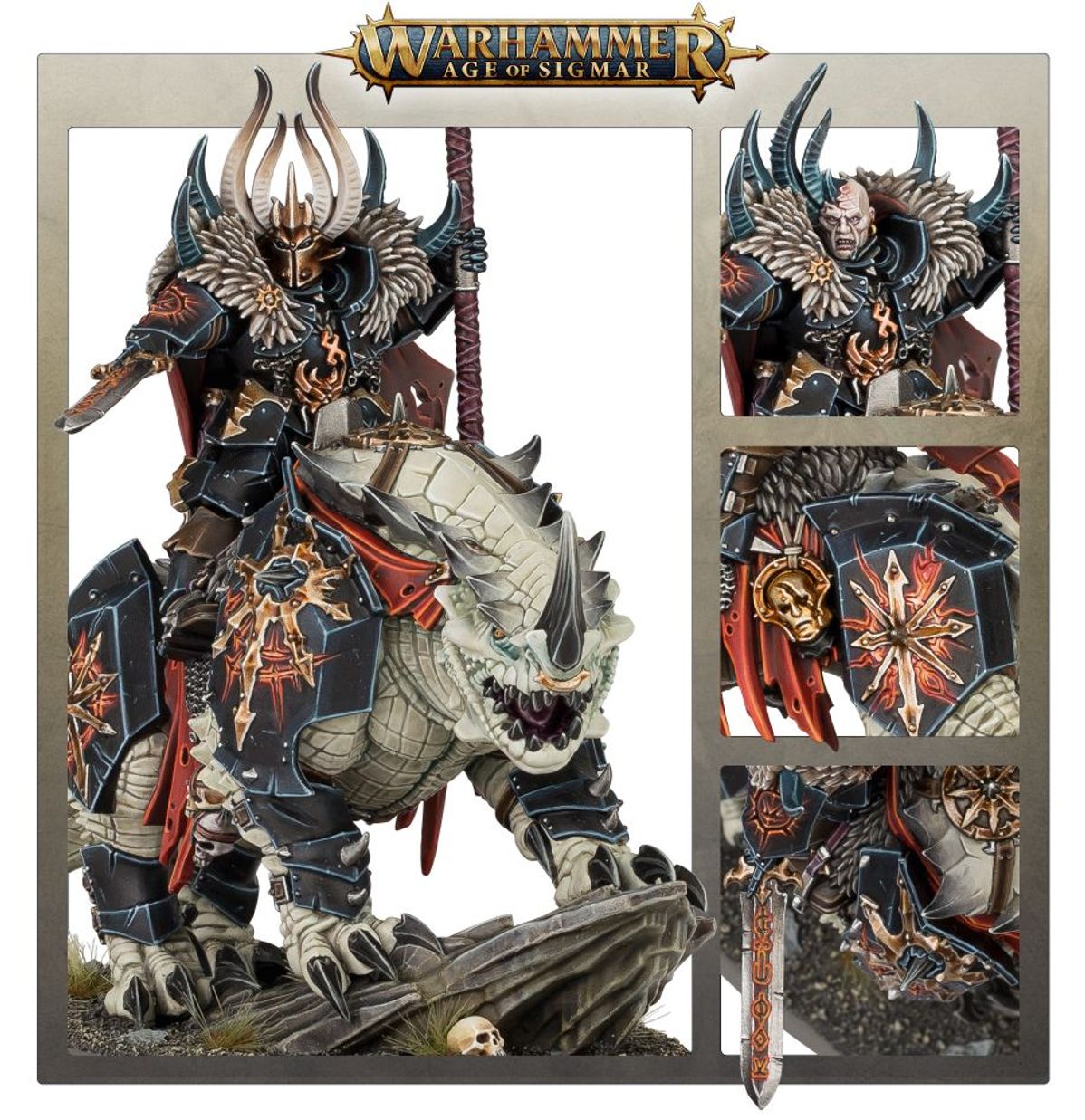 Age of Sigmar - CHAOS LORD ON KARKADRAK