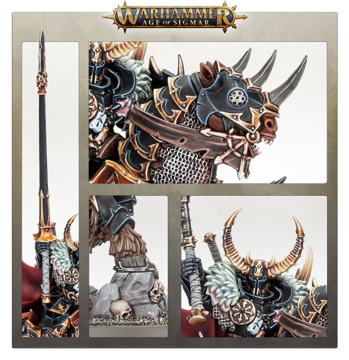 Age of Sigmar - CHAOS LORD ON DAEMONIC MOUNT