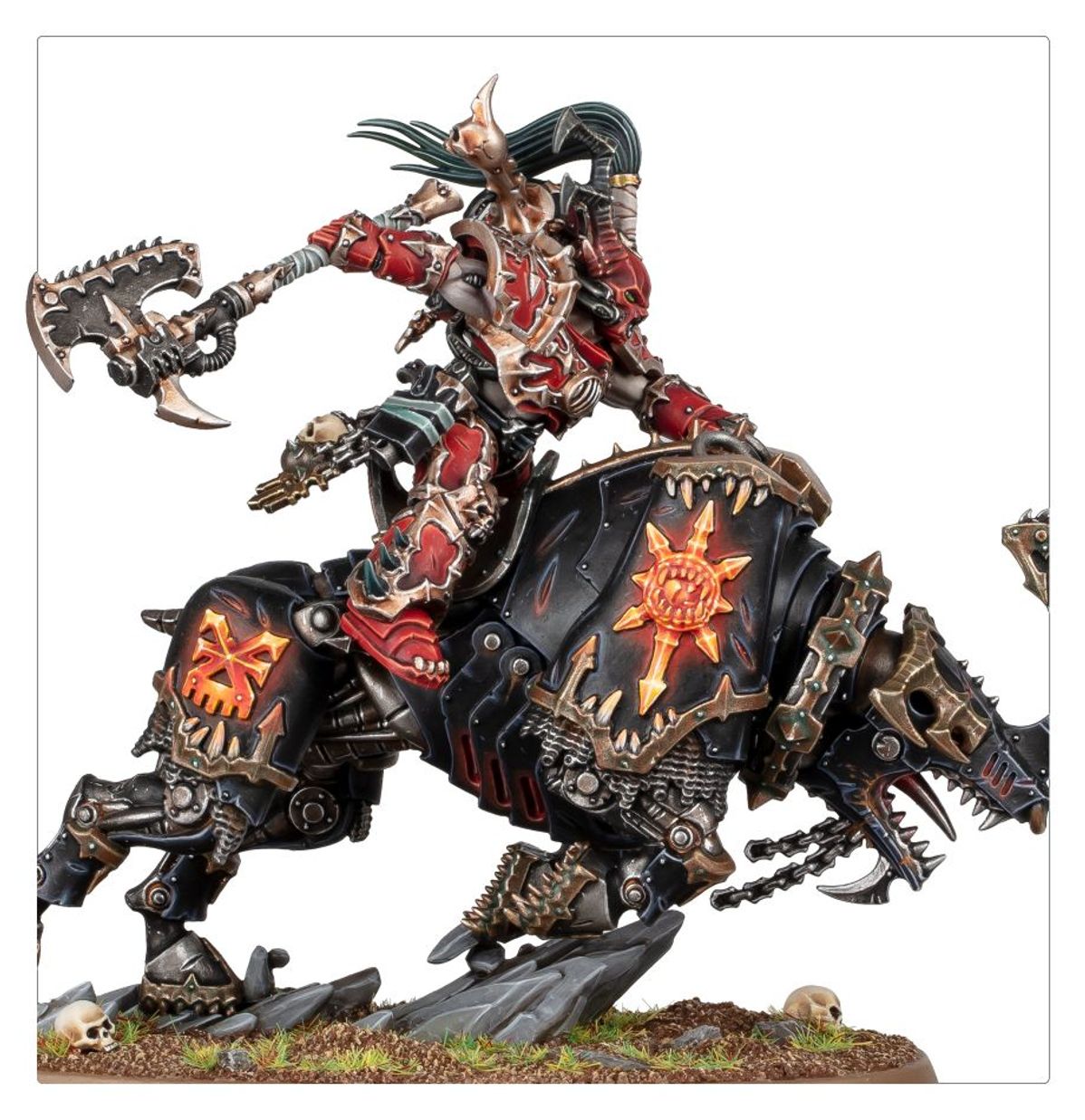 Warhammer 40K - WORLD EATERS LORD ON JUGGERNAUT