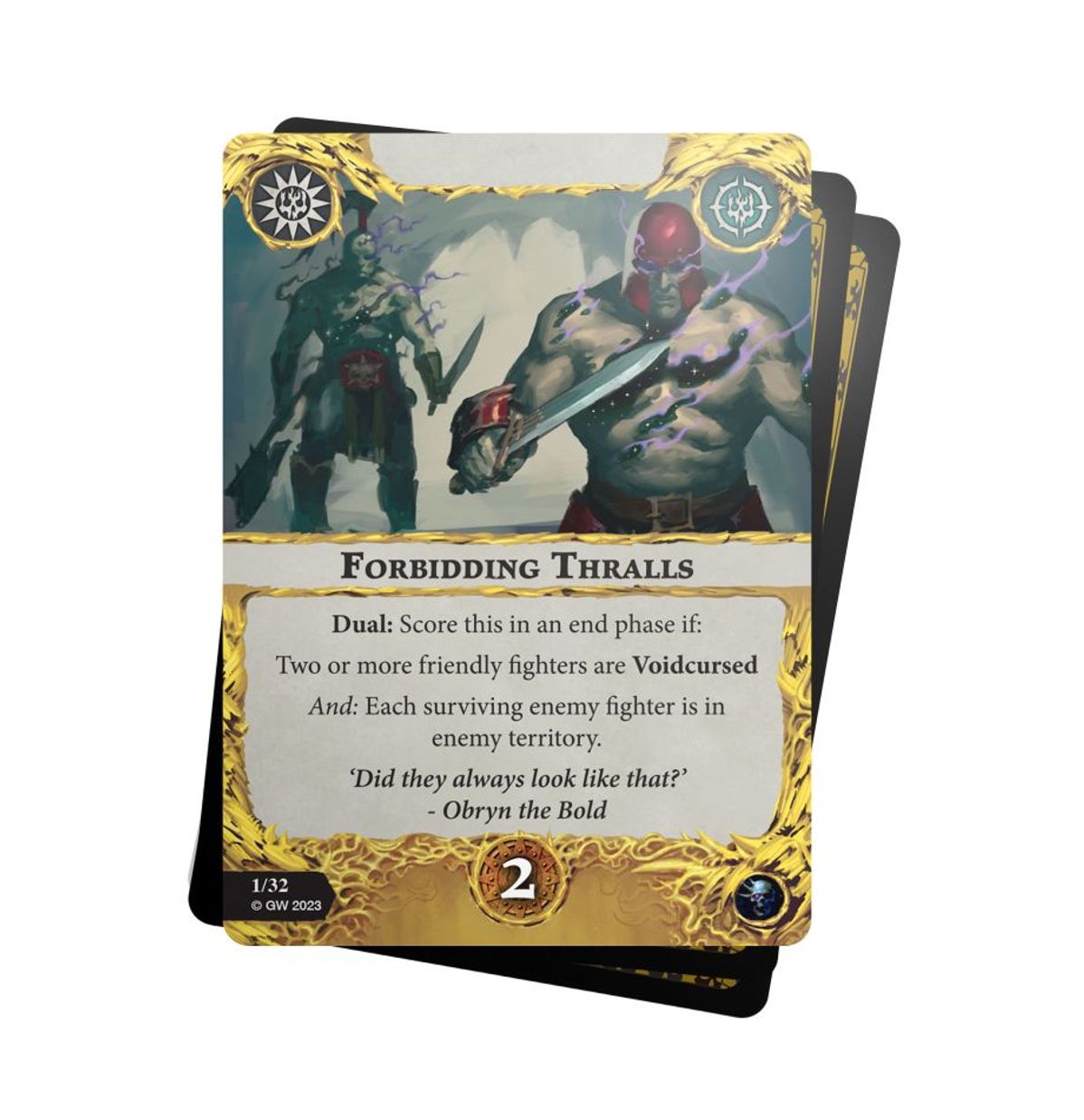 Age of Sigmar - WARHAMMER UNDERWORLDS: WYRDHOLLOW - VOIDCURSED THRALLS RIVALS DECK