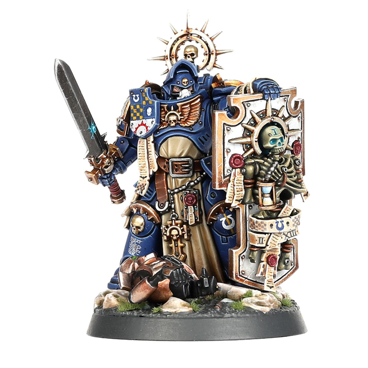 Warhammer 40K - CAPTAIN WITH RELIC SHIELD