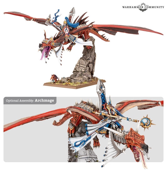 HIGH ELF REALMS: LORD ON DRAGON